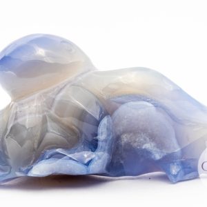 Blue Lace Agaat octopus – 382gr Blue Lace Agaat octopus - 382gr