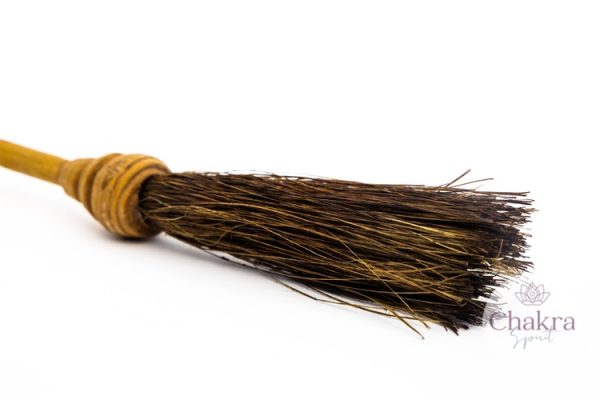 Heksenbezem met Bergkristal punt - Brazilië 50 Heksenbezem met Bergkristal punt - Brazilië