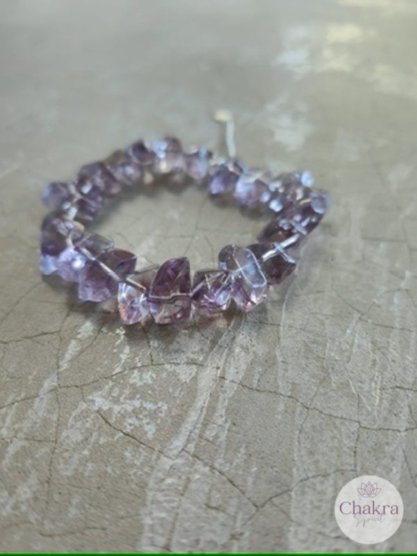 Amethist splitarmband