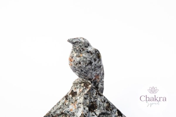 Yooperliet kraai op piramide (met het oog van Horus) - 90 mm