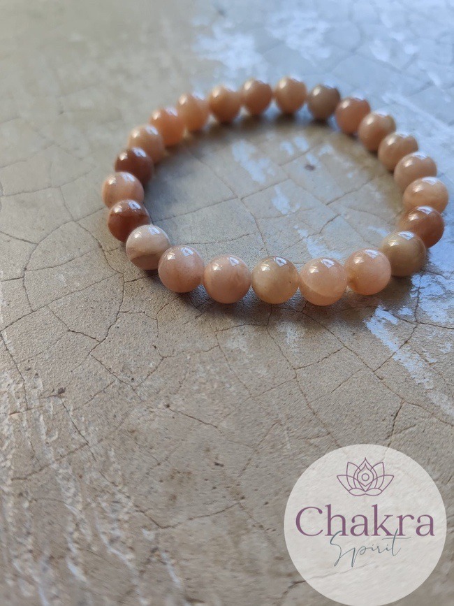 Gouden Zonnesteen A+++ kralenarmband 3 Zonnesteen A+++ kralenarmband