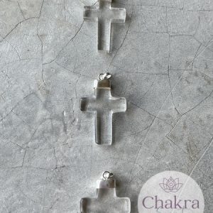 Bergkristal hanger kruis