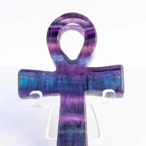 Regenboog Fluoriet Ankh