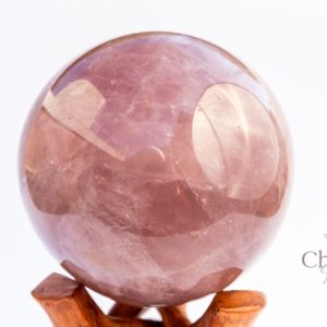 Rozenkwarts bol met star flash – 1.758gr Rozenkwarts bol met star flash - 1.758gr