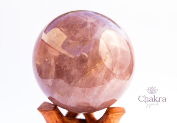 Rozenkwarts bol met star flash - 1.758gr 16 Rozenkwarts bol met star flash - 1.758gr
