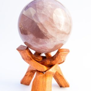 Rozenkwarts bol met star flash - 1.182gr