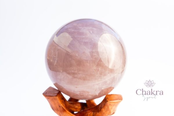Rozenkwarts bol met star flash - 1.182gr 25 Rozenkwarts bol met star flash - 1.182gr