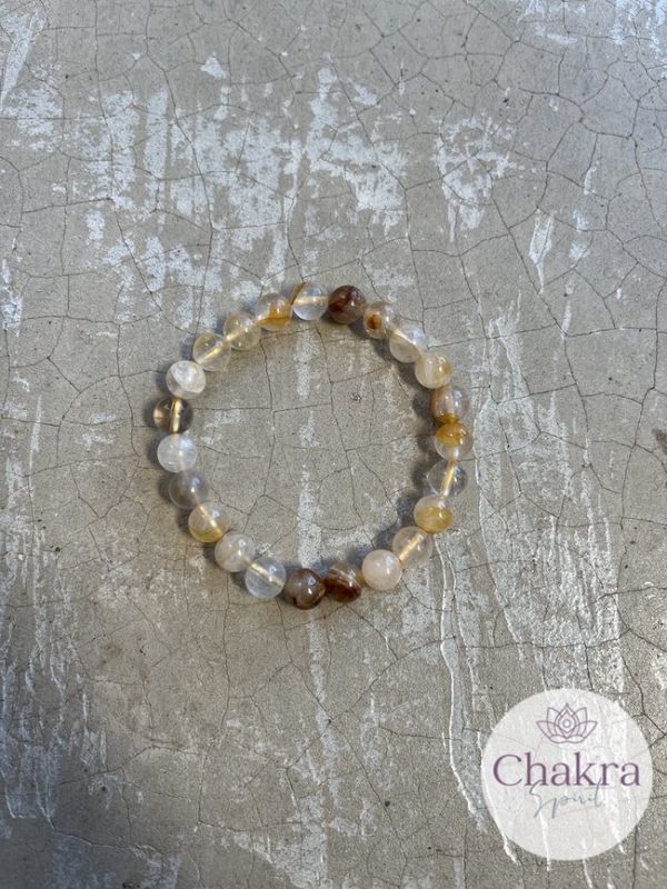 Golden Healer - Limonietkwarts kralenarmband