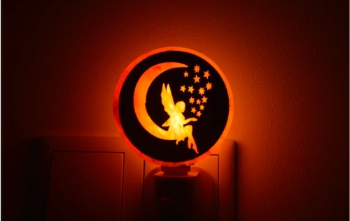 Himalayazout nachtlamp LED Engel met Ster 10 Himalayazout nachtlamp LED Engel met Ster