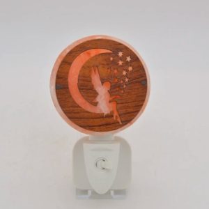 Himalayazout nachtlamp LED Engel met Ster