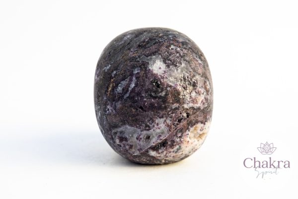 Paarse Fluoriet met Sfaleriet schedel - 440gr 41 Paarse Fluoriet met Sfaleriet schedel - 440gr