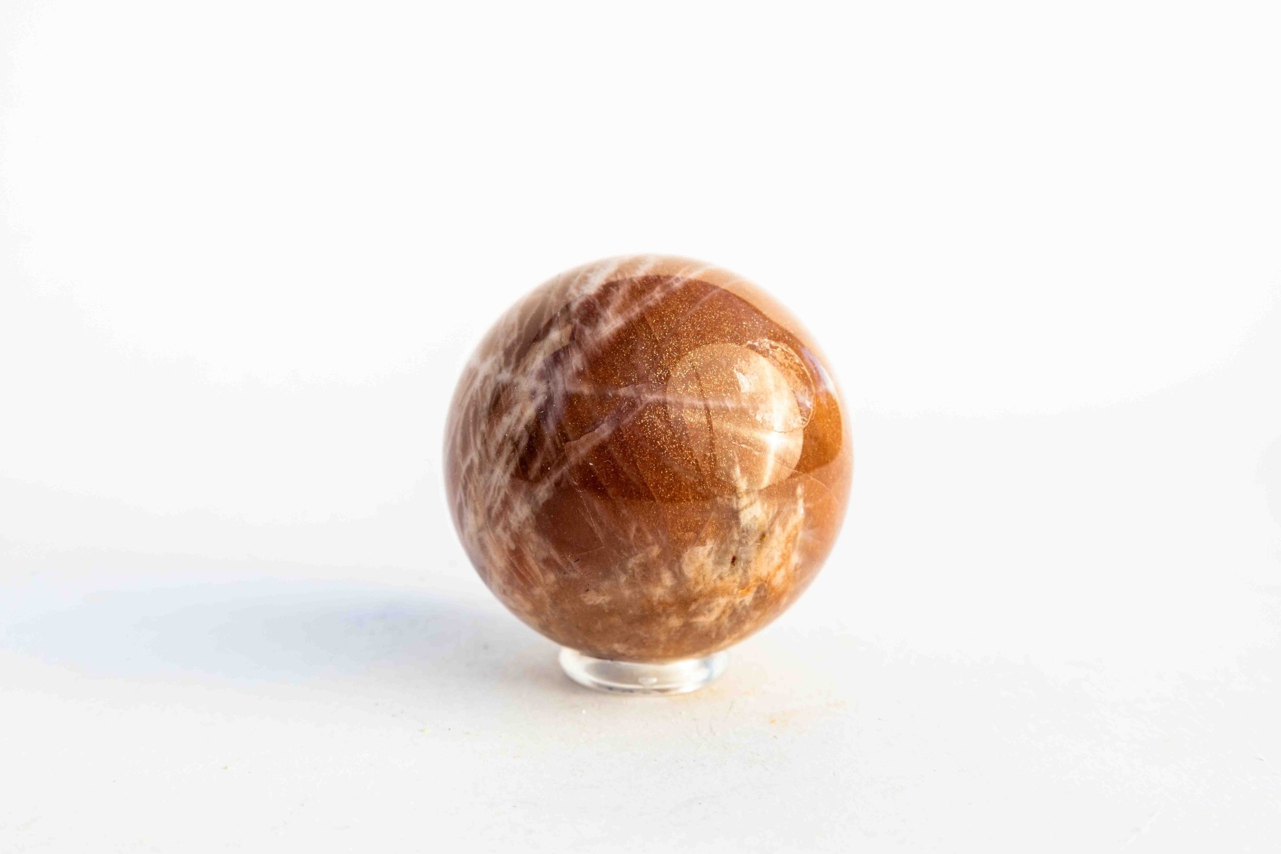 Gouden Zonnesteen bol - 170gr 4 Gouden Zonnesteen bol - 170gr