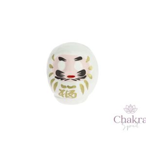 Witte Traditionele Daruma - Liefde - Japan