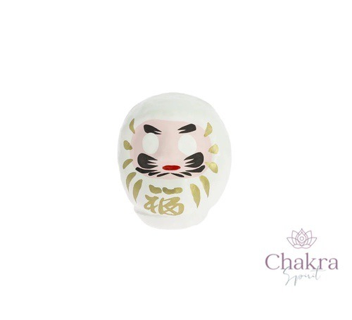 Witte Traditionele Daruma - Liefde - Japan