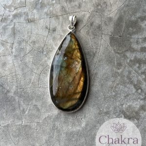 Labradoriet hanger – 925 zilver Labradoriet hanger - 925 zilver