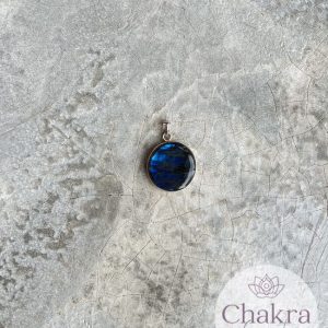 Labradoriet hanger - 925 zilver