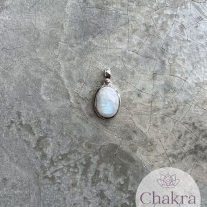 Witte Maansteen hanger – 925 zilver Witte Maansteen hanger - 925 zilver