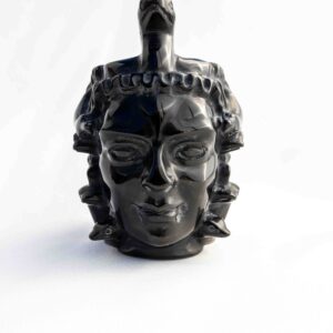 Zwarte Obsidiaan Medusa - 636gr