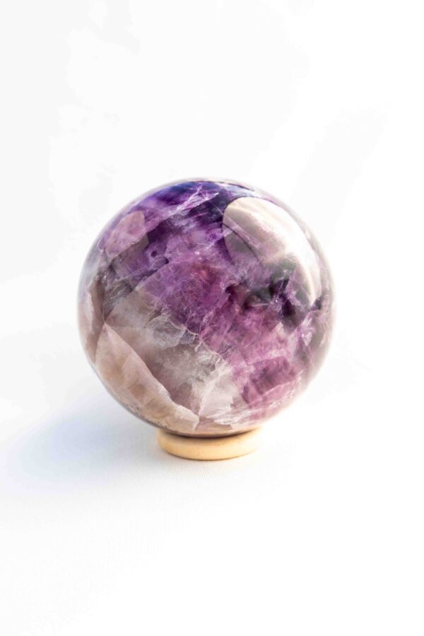 Paarse Fluoriet bol - China - 720gr 14 Paarse Fluoriet bol - China - 720gr