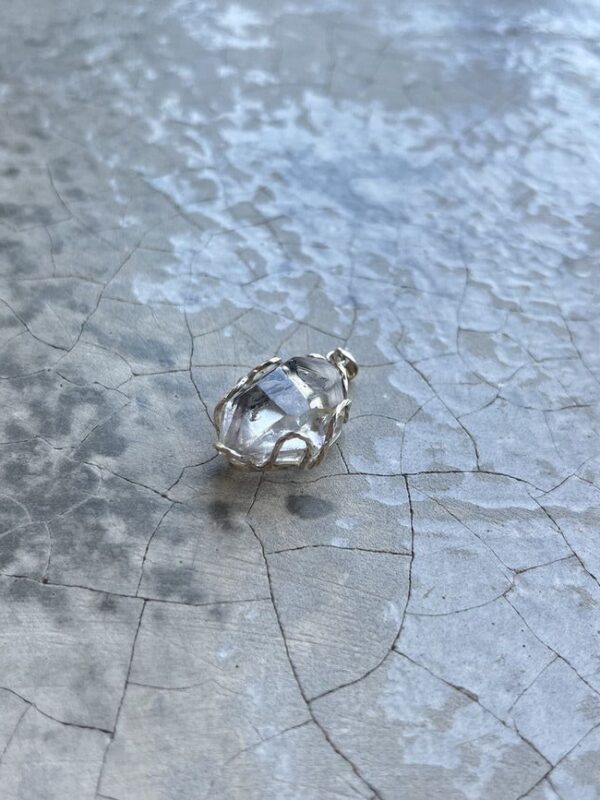 Enhydrokwarts hanger - 925 zilver 4 Enhydrokwarts hanger - 925 zilver