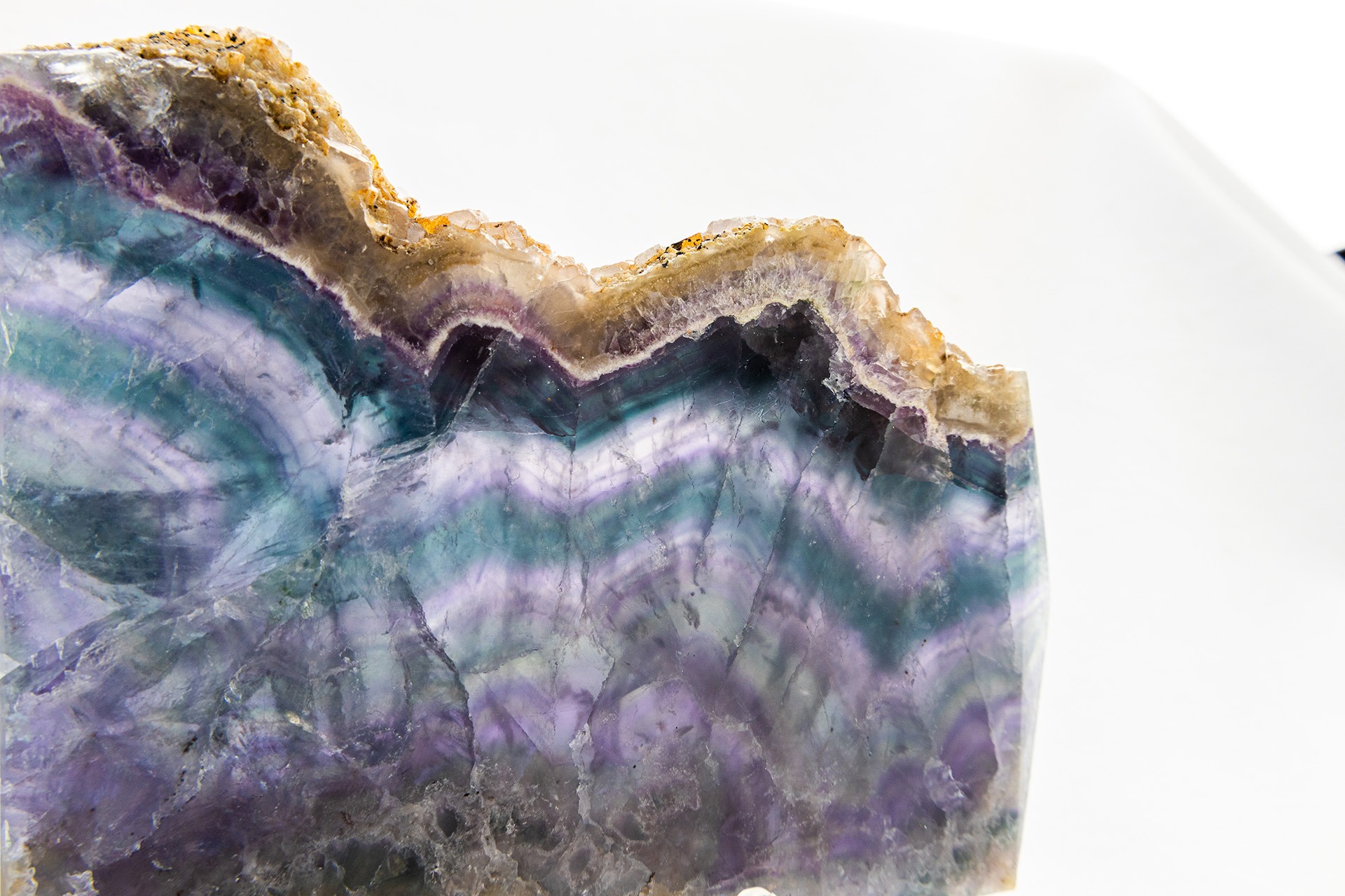 Regenboog Fluoriet slab - 412gr 5 Regenboog Fluoriet slab - 412gr