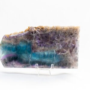 Regenboog Fluoriet slab - 350gr