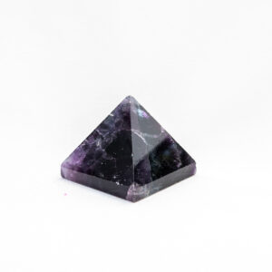 Paarse Fluoriet piramide – 84gr Paarse Fluoriet piramide - 84gr