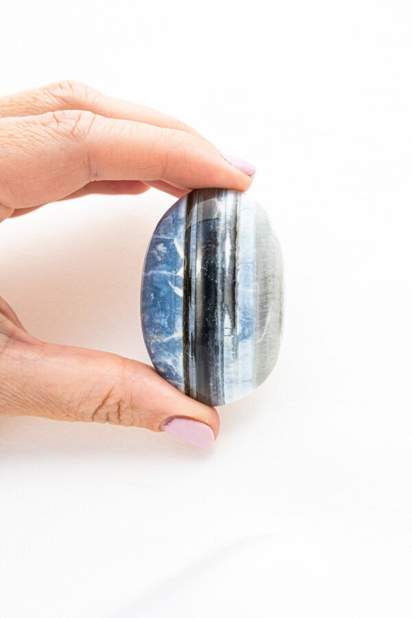 Owyhee Blauwe Opaal handsteen - Verenigde Staten - 72gr