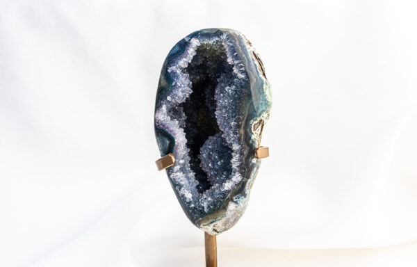 Rainbow Amethist geode op standaard - Uruguay - 400gr 12 Rainbow Amethist geode op standaard - Uruguay - 400gr