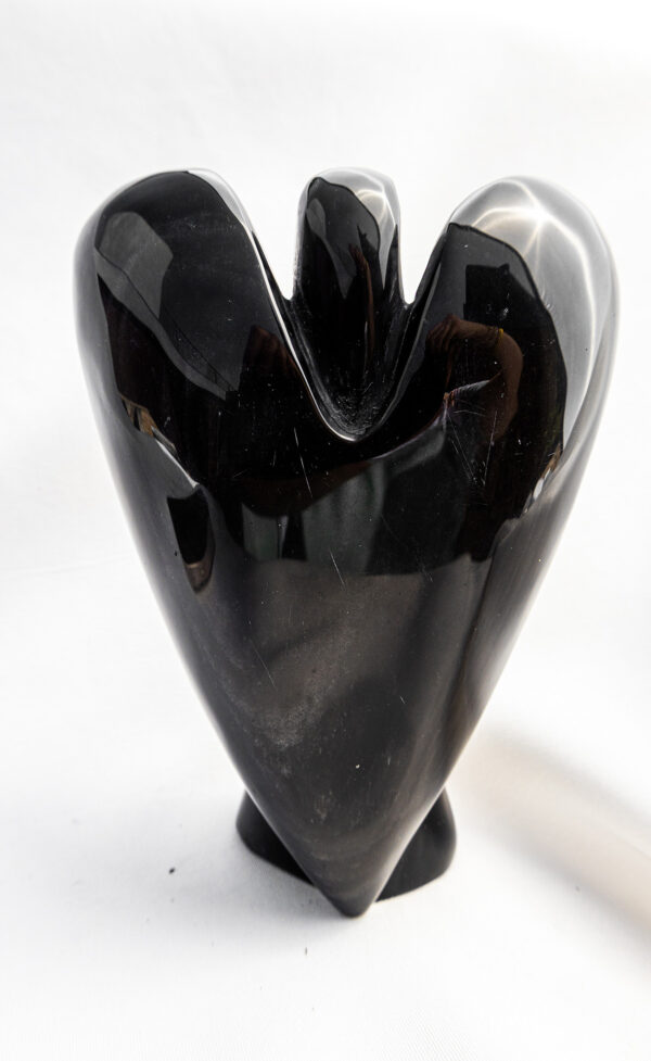 Zwarte Obsidiaan engel - 754gr