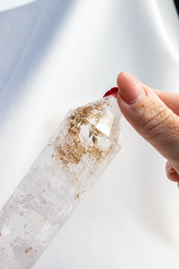 Bergkristal Vogelkristal 24 facetten - (Kullu Valley, Himalaya) - India - 410gr