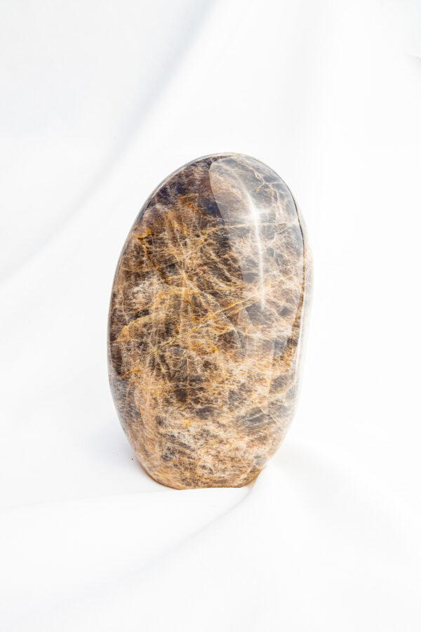 Zwarte Maansteen sculptuur - Madagaskar - 2.222gr 15 Zwarte Maansteen sculptuur - Madagaskar - 2.222gr