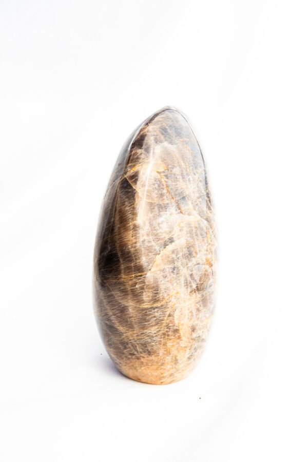 Zwarte Maansteen sculptuur - Madagaskar - 2.222gr 17 Zwarte Maansteen sculptuur - Madagaskar - 2.222gr