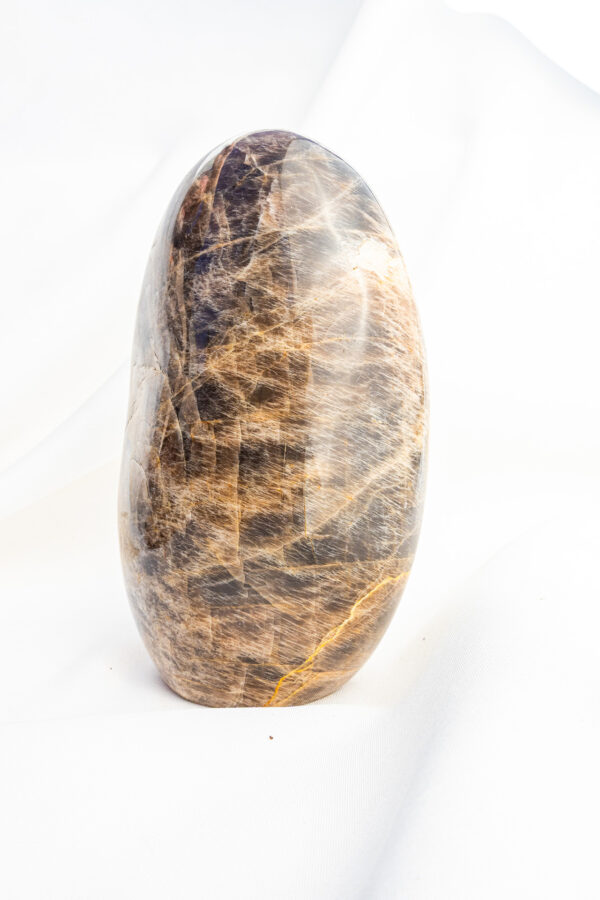 Zwarte Maansteen sculptuur - Madagaskar - 2.222gr 19 Zwarte Maansteen sculptuur - Madagaskar - 2.222gr