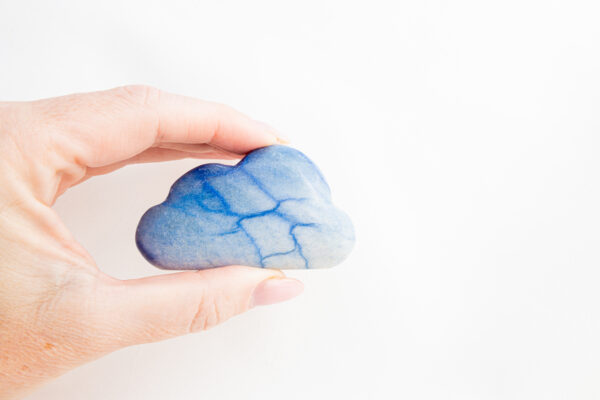 Blauwe Aventurijn wolk - India - 100gr