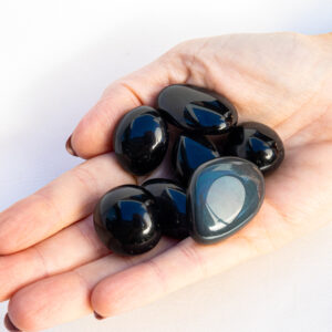 Regenboog Obsidiaan trommelsteen